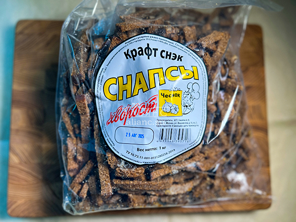 Снапсы хворост "Чеснок" в Коломне