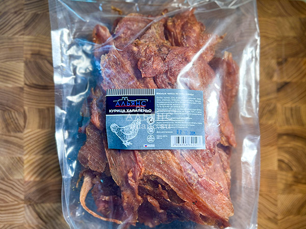 Мясо (АЛЬЯНС) вяленое курица 500гр "С халапеньо" в Коломне
