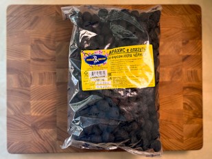 Мучные полоски ОРАНЖЕВЫЕ со вкусом говядины 76 гр: Арахис в глазури со вкусом черная икра