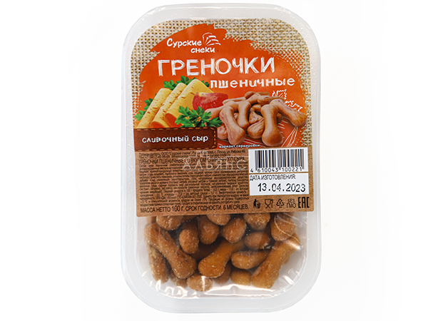 Сурские (ПШЕНИЧНЫЕ) Сливочный сыр (100 гр) в Коломне