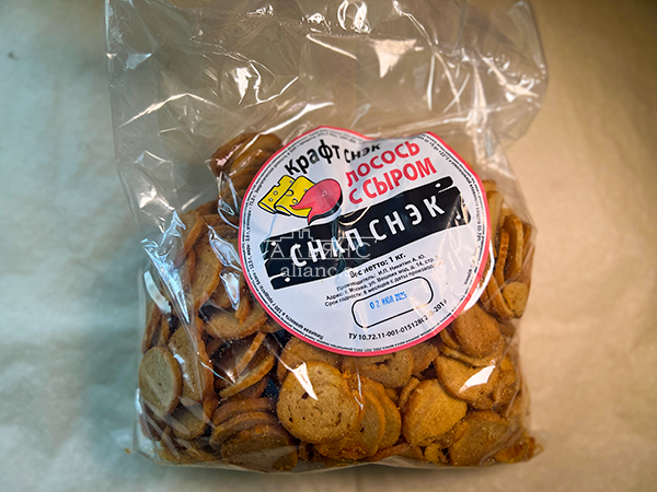 Снапсы ПШЕНИЧНЫЕ "Лосось с сыром" в Коломне