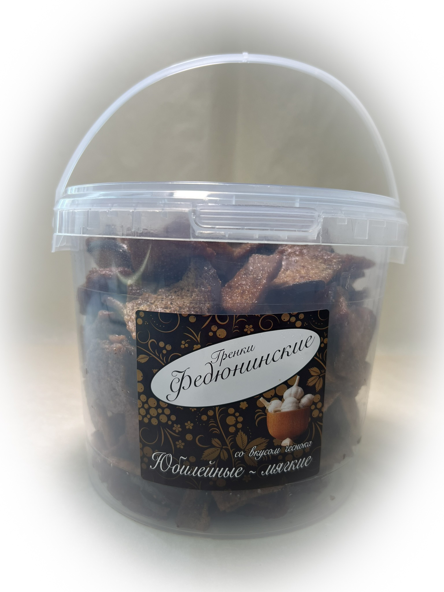 Гренки "ФЕДЮНИНСКИЕ" "Чеснок" (ведро 900 гр.) в Коломне