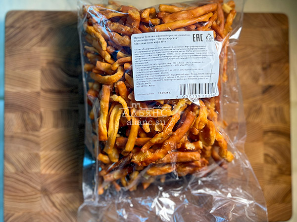 Нитка ЖАРЕНАЯ  Oktobersnack1 кг (сырный продукт) в Коломне