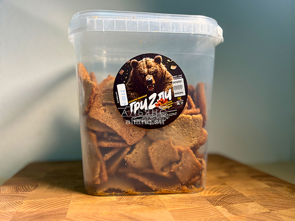 Ведро Ржаные гренки со вкусом Крылышки Барбекю (1 кг) в Коломне