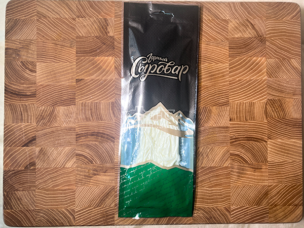 Сыр 60 гр ГОРНЫЙ СЫРОВАР (Паутинка белая с укропом и чесноком) в Коломне