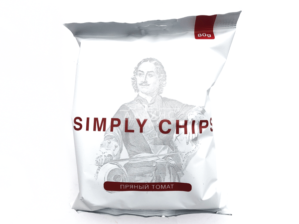 Картофельные чипсы "Simple chips" Пряный томат 80 гр. в Коломне